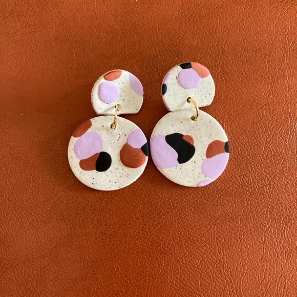 Clay earrings - Picture 1 of 1